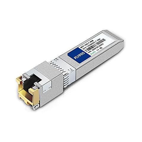 FLYPROFiber- 10GBase-T SFP+ to RJ45 10G Copper Module for Cisco Meraki, Cat6A/Cat7 RJ-45 Transceiver for Cisco SFP-10G-T-S, Meraki, Ubiquiti, Supermicro, Netgear and More, 100ft/30M Cover