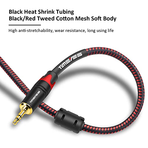 Cable auxiliar 3.5mm macho a macho de 0.5 m miniatura 3