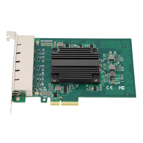 Tarjeta de red Gigabit PCIe con 6 puertos RJ45 Ethernet y chip I350 para PC de escritorio, compatible con Windows 7, 8, 8.1, 10, Server 2012, 2008, 2016, Freebsd, VMWare ESXi miniatura 1