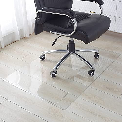 Alfombrilla for silla de oficina for suelo de madera dura, protector de suelo de vinilo transparente, almohadilla protectora antideslizante transparente for alfombra for felpudo de pelo bajo, fácil de Cover