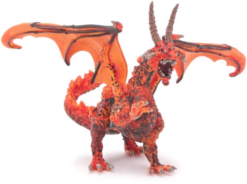 Preisvergleich Produktbild Plastoy 60225 Figur Das große Drachen, Feuer