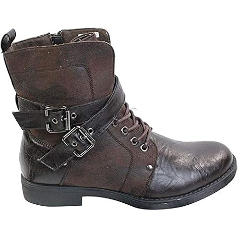 Elong Mens Punk Rock Ankle Boots Cover