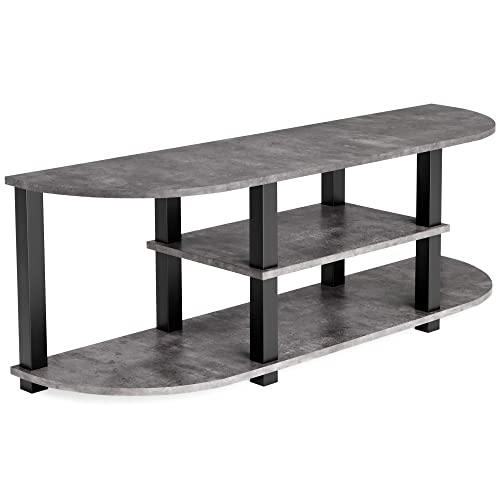 Signature Design By Ashley Jastyne Modern Compact Tv Stand For Tvs Up To 55 Inches, Gray #TOP18