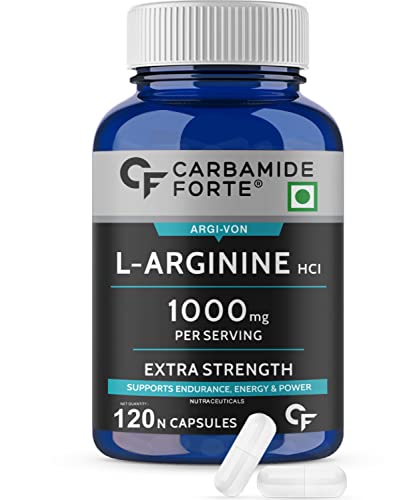 Image of Carbamide Forte Liver Support Supplement with Milk Thistle Extract 800mg (30:1)-120 Veg Tablets & Carbamide Forte L Arginine 1000mg Supplement Per Serving - 120 Veg Capsules