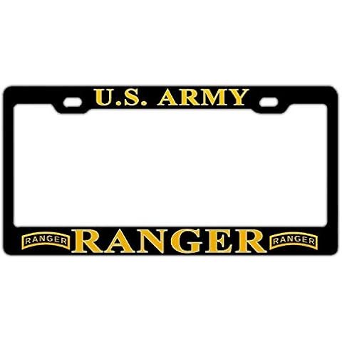 Rossne G Sun Us Army Ranger # Military Black Car License Plate Frames Images are High-Resolution with Vivid Color and Detail Cover