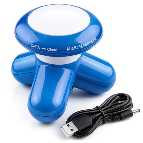 Image of EESOME Mini Electric Body Massager for Pain Relief & Relaxation | USB Powered Full Body Vibration Massager for Neck, Back, Shoulder & Legs | Portable Handheld Massager | Batteries Not Included