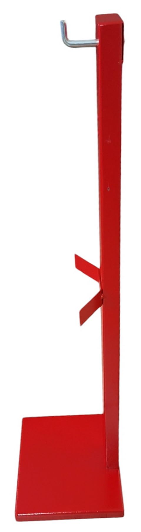 FERRETELIX® Supporto a pedale estintore 6 kg ABC e 2 kg CO2 compatibile con i due tipi di attacco a parete