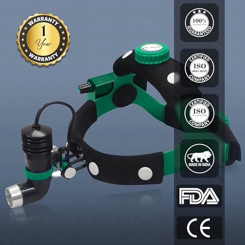 Image of OTICA 10 Watt ENT Surgical LED Headlight for Doctors Hospital and Multi Purpose (Adjustable Focus of Light)