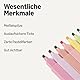 Amazon Basics Textmarker-Set, Pastellfarben, kein Verlaufen, für Bibelseiten, Keilspitze, 10 Stück, Gemischt