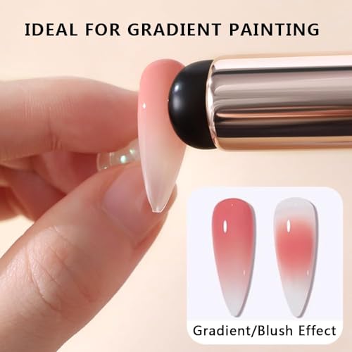 Image of INOG Silicone LipBrush Silicone LipApplicator with Cap Elastic Siliconee LipBalm Applicator Reusable LipMask Applicator LipSmudge Brush for Lipstick LipGloss Lip Tint LipMask LipMakeup Brush (1pcs Black)