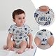 3tlg Babykleidung Set Baby Jungen Mädchen Kleidung Outfit Kurzarm Body Strampler + Hose Neugeborene Kleinkinder Weiche Babyset (Blau, 9-12M)