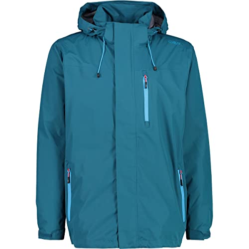 Chaqueta impermeable CMP de alta resistencia para hombre con acabados de costuras selladas
