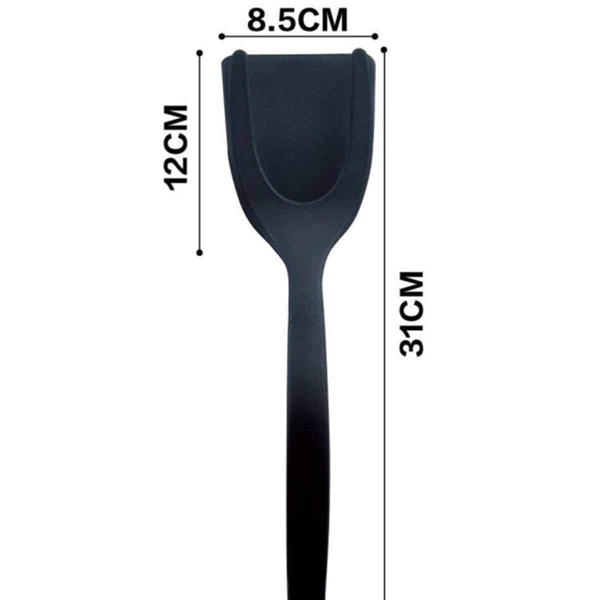 Pinze a spatola 2 in 1 con impugnatura e flip per uova, pinze 2 in 1