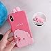 UnnFiko Piglet Phone Case Compatible with iPhone 7 Plus/iPhone 8 Plus, Cute 3D Cartoon Animal Soft Silicone Protective Case for Girls Women (Tired Pig, iPhone 7 Plus / 8 Plus)