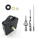 Clock Replacement Movement,Sageme High Torque Clock Motor Movement Battery Operated Battery Clock DIY Parts Replacement Mechanism Shaft Length 17mm(43/64 inch),Thread Length 9.5mm (3/8 inch)