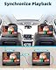 DESOBRY 12,5’’ Auto DVD Player 2 Bildschrime Mit 5 Stunden wiederaufladbarer Akku, Zwei Auto-Bildschirm, Kopfstütze Fernseher Kinder TV Last Memory USB AV In/Out 12V