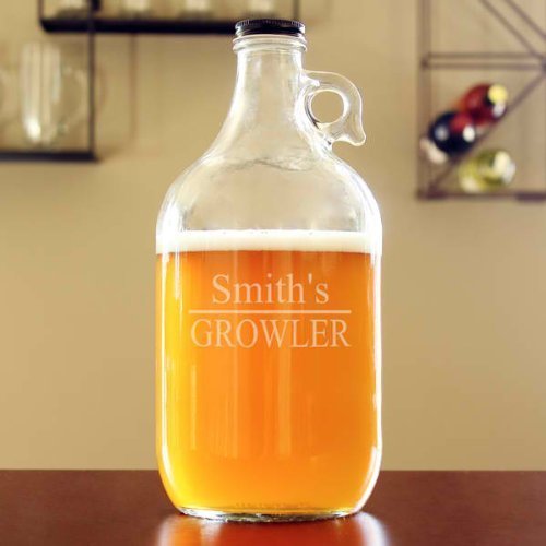 Personalized Home Brew Beer Growler