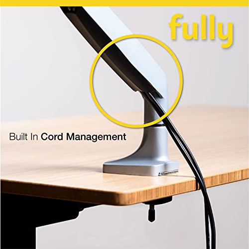 Image of Fully Jarvis Monitor Mounting Arm - fits up to 32 inch Computer Display (Single, Black)