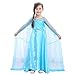 URAQT Disfraz de Princesa Elsa, Traje del Vestido, Traje de Princesa de la Nieve Vestido Infantil Disfraz de Princesa de Niñas para Halloween Traje Fiesta Cosplay