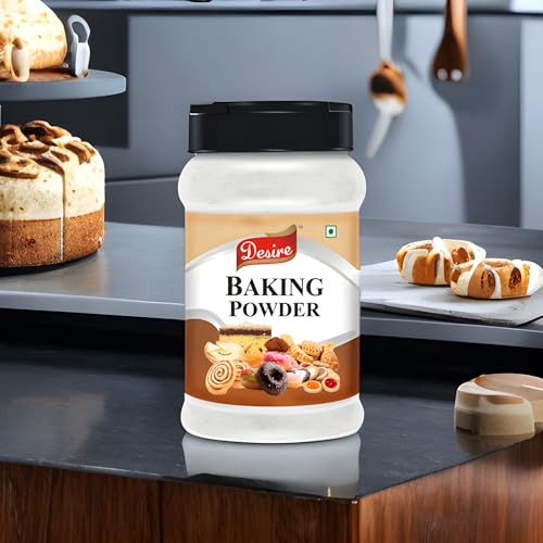 Image of Desire Baking Powder, 900g - Gluten-Free, Aluminum-Free, Double-Acting Leavening Agent for Fluffy Cakes, Cookies & Breads - Ideal for All Baking Needs