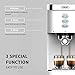 Espresso Machines 20 Bar Fast Heating Cappuccino Machine with Milk Frother for Espresso, Latte and Mocha, for Home Barista, 1.25 L Water Tank, Double Temperature Control System, White, 1350W