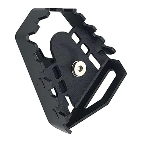 Devoko BMW F750GS F850GS 18-2021、2020 2021、20182019用リアブレーキフットペダルワイドアルミニウム合金成形部品レバーエクステンションパッド - 黒