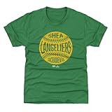 500 LEVEL Shea Langeliers Sacramento Vintage Baseball Youth Shirt (Heather Kelly Green, 14-16Y X-Large)