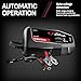 Schumacher Electric 1.5A Car Battery Charger and Maintainer, 3-in-1 Solution, for 6V/12V Batteries Power Sport, Automotive, and Marine Batteries, SC1343