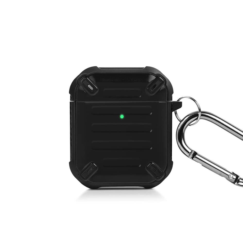 Casen Apple AirPods Armor Kılıfı, Siyah