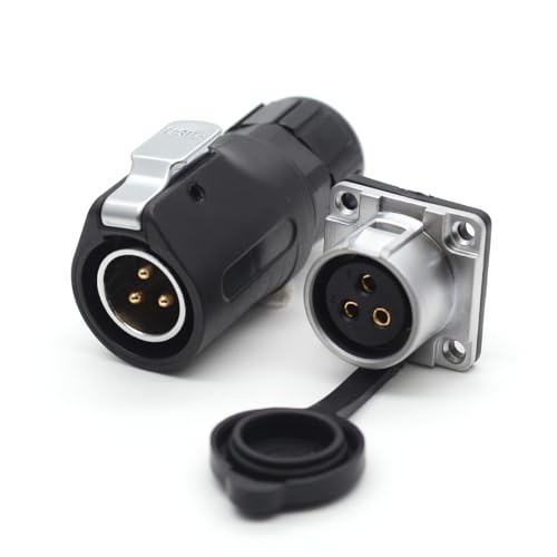 Conector industrial XHP20 3 pines 30A 500V impermeable miniatura 7