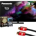 Panasonic TV-55Z85AP Z85 55 inch OLED 4K UHD Smart Fire TV (2024) Bundle with CPS Exclusive 26 Month Protection, 2X 4K HDMI Cable & Deco Gear Complete Home Theater Beginner's Guidebook