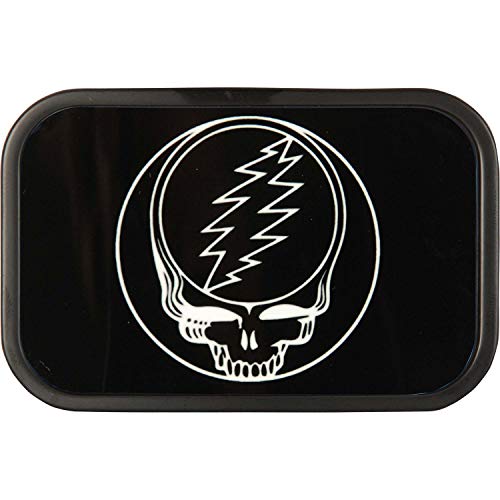 Belt Buckle Steal Your Face Black White Rectangle 3.5 Inches by 2.5 Inches