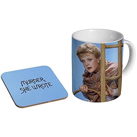 Murder She Wrote Ceramic Tea - Coffee Mug + Coaster Gift Set Cover