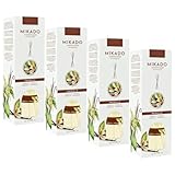Pack de 4 Ambientadores Mikado 100 ml -Vainilla-Aroma floral y envolvente para tu hogar.