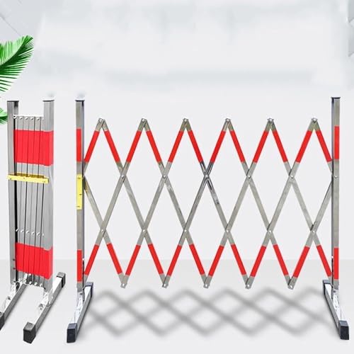 Barrière métallique rétractable pour sécuriser les accès de chantier et d'événements