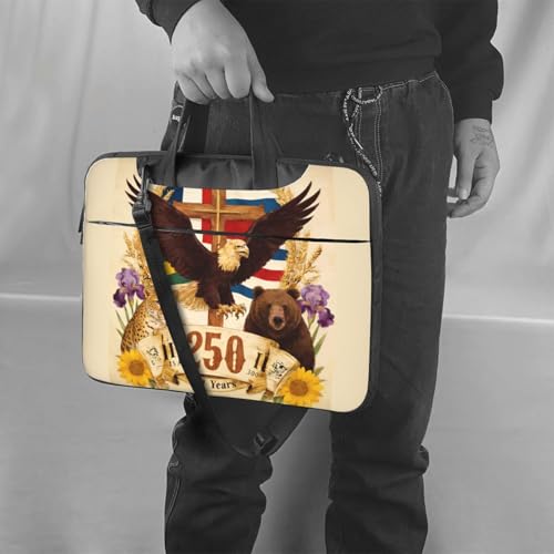 Maletín Vintage United Eagle para laptop 15.6'' impermeable miniatura 2