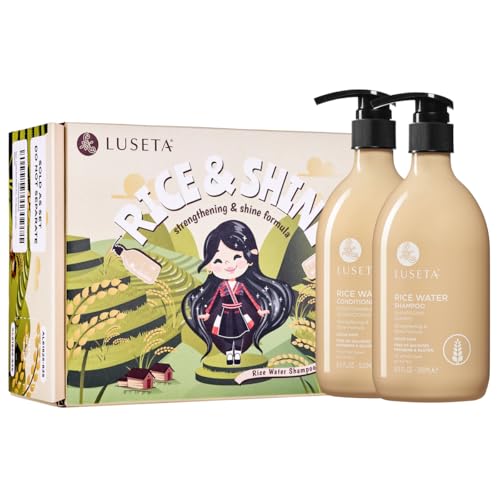 L LUSETA Luseta Manuka Honey Trio Hair Care Set Moisturizing Shampoo and Conditioner Set and Hair Serum Intense Hydration for Dry Hair For Ultimate Shine & Softness
