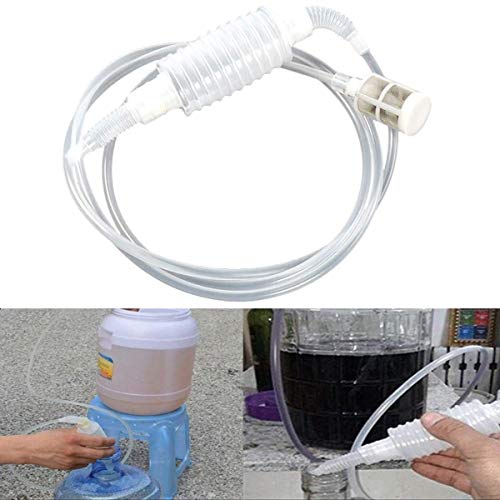 Syphon Tube for Brewing, Floor Homemade Brew Syphon Tube Pipe Hose Wine Beer Making Tool Kit For Home Brew Wine Beer Making Siphon Filter Plastic Soft Tube - 6.6 ft/2 meters