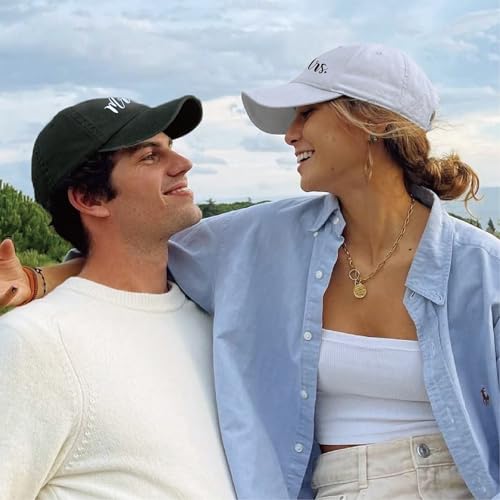 Image of Mr and Mrs Hats for Honeymoon Essentials,Engagement Gifts for Couples,Wedding Gifts for Bride and Groom