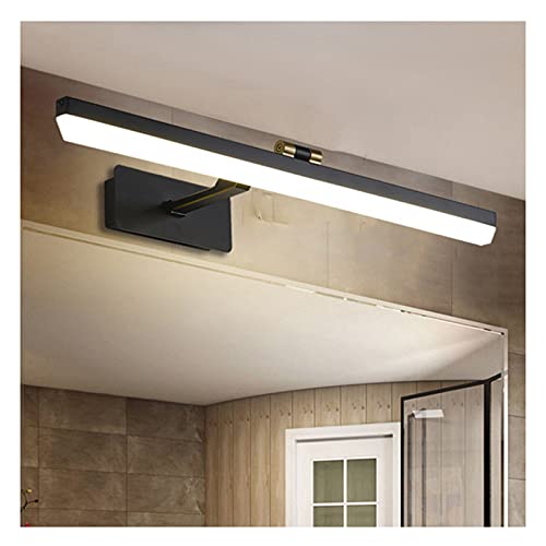 Luz LED para espejo de baño y tocador en medidas de 42 a 97 cm color negro