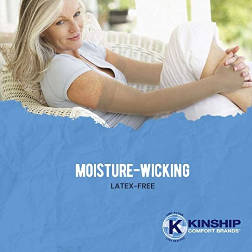 Image of Arm Skin Protective Sleeves Protects Thin Skin Tears Bruising & Abrasions Elderly Skin Protector