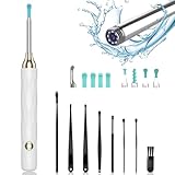 耳かき カメラ ワイヤレス イヤースコープ 耳掃除 ライト付き耳かき 耳垢クリーニング 無線WIFI接続 専用APP 極細レンズ3.5mm IP67防水 1080P HD Type-c充電式 シリコン耳掻きセット 耳垢除去 視覚耳取り 360°内視鏡付き耳かき スマホ&タブレット対応 IOS/Android対応