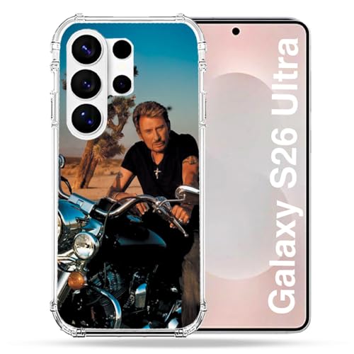 Coque Samsung S26 Ultra Johnny Hallyday Musique Moto - Hommage à l'idole du rock français
