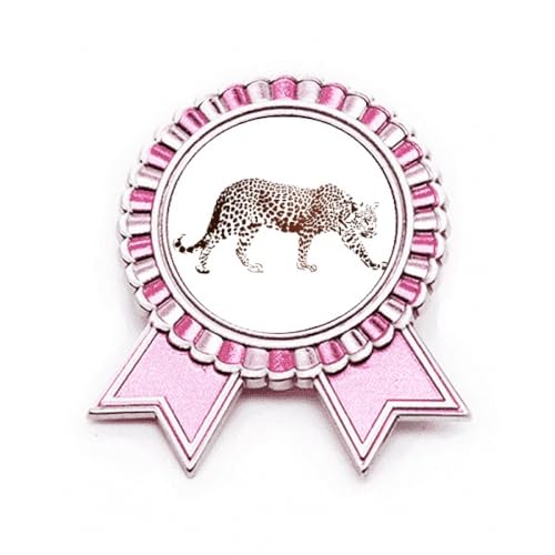 Broche guépard marron Art déco l'accessoire idéal sur un blazer