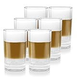 3x Jura Latte Macchiato Gläser klein 2er für Ihren Latte Kaffee