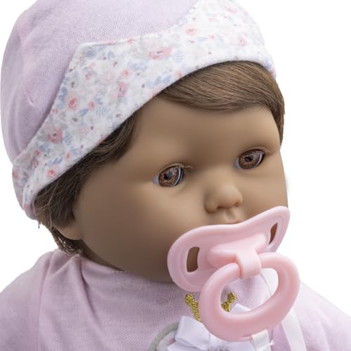 Muñeca bebé suave realista 15" con accesorios miniatura 3