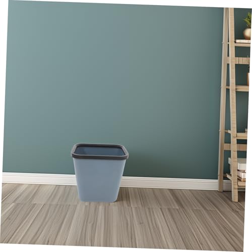 Caneca de basura rectangular de plástico resistente miniatura 5