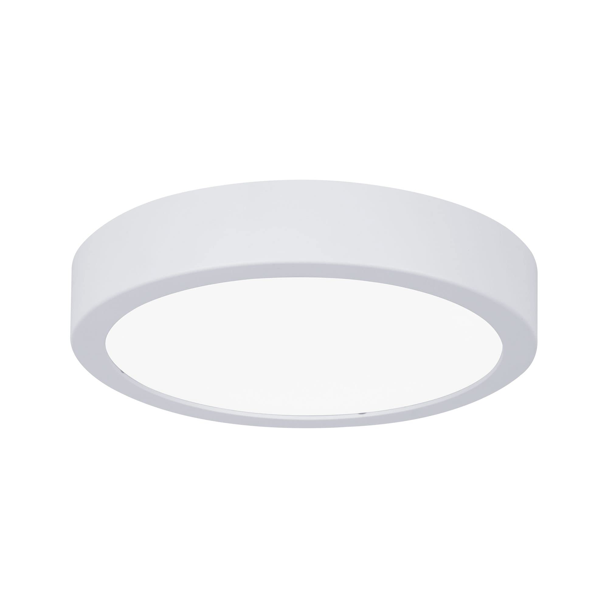 Paulmann 78924 Panel de luz de techo LED Aviar IP44 redondo 220mm 4000K Blanco incl. 1x13 Watt regulable Panel de luz plástico