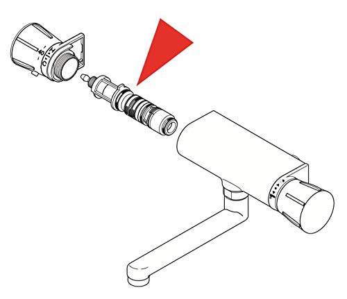 Amazon | KVK サーモスタットカートリッジ 15×8×6cm PZ77F | キッチン