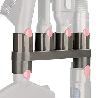 HUACITY Attachments Holder for Dyson,Accessory Organizer Tool Holder for Dyson V15 V12 V11 V10 V8 V7 Vacuum Cleaner,Compatible with All Parts Including Motorized Brush Head,Organizes Accessories Only